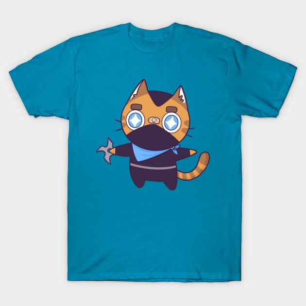 Ninja Kitten T-Shirt by TaylorRoss1